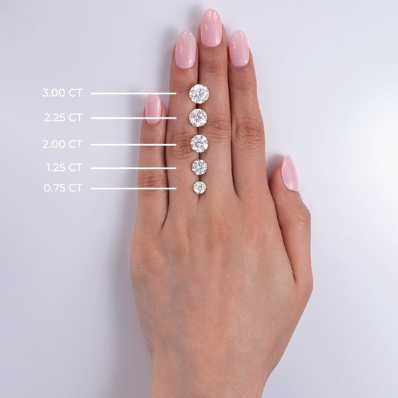 1/2 ctw Oval Lab Grown Diamond Petite Solitaire Engagement Ring - Picture 7 of 7